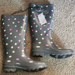 Pooka Dot Rain Boots